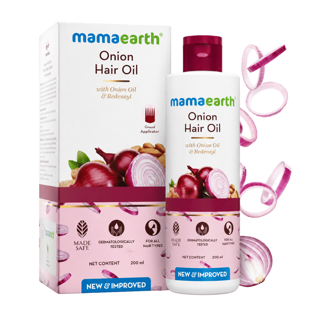 Mamaearth Onion Hair Oil 200 ml buy online USA - 1